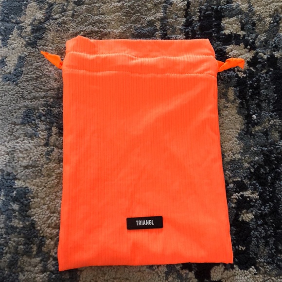 Stripe cheeky bottoms swimsuit set with bag. - Picture 5 of 8